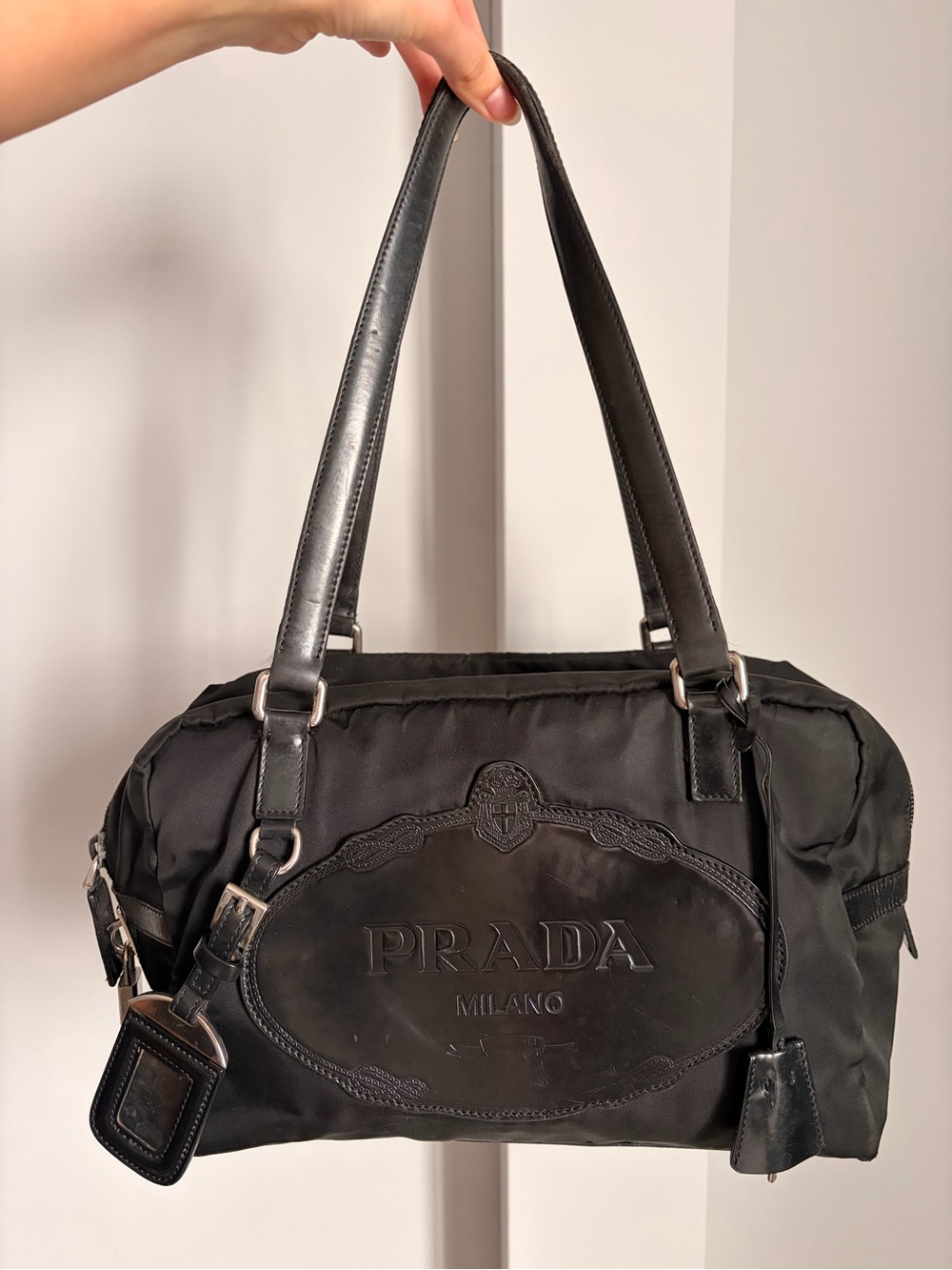 Prada Nylon Boston Bag